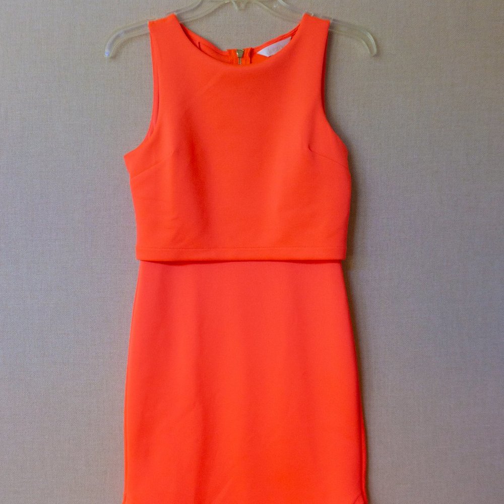 Decree Neon Orange/Pink Dress
